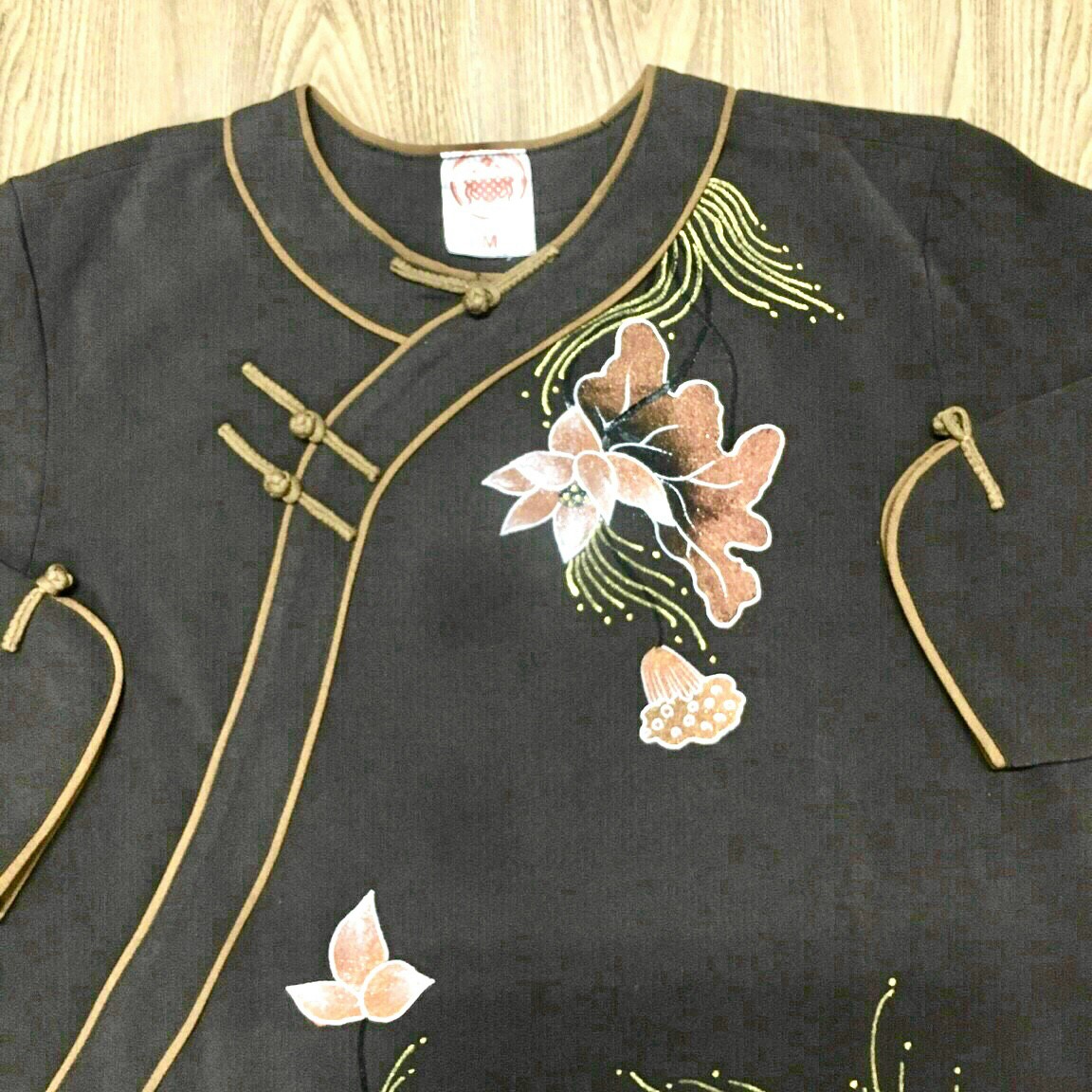 Cài xéo 2 viền